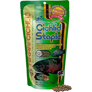 Hikari 8.8-Ounce Cichlid Staple Floating Pellets for Pets, Medium