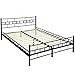 Produktbild ZEARO 140x200 cm Schlafzimmerbett Metallbett Bettgestell Bett Doppelbett mit Lattenrost