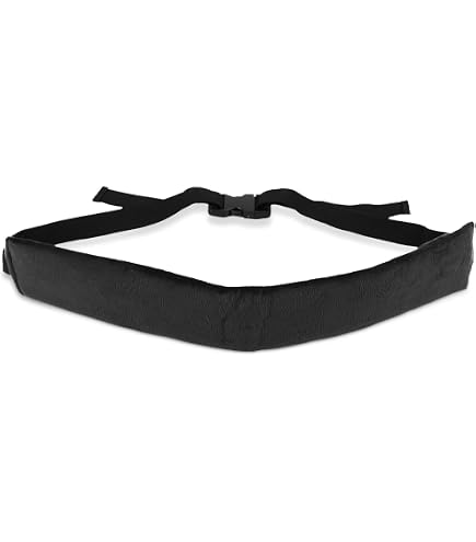 Harnais De Sécurité Pour Chaise Haute Bébé – Sangle Réglable Avec Coussin Ventre – Noir – Pour Chaise De Salle à Manger, Caddie – Sécurité Enfant