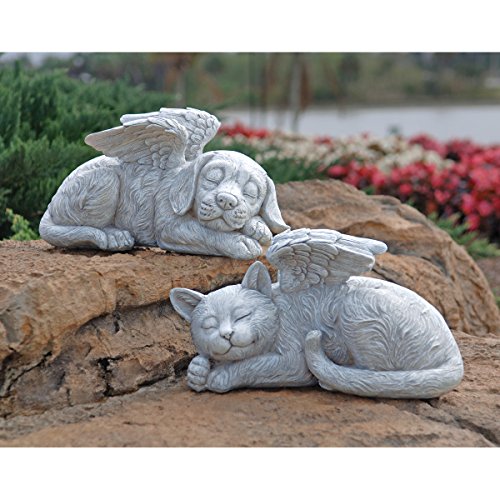 Design Toscano Hundedenkmal, Tierstatue in Engelsform - 4