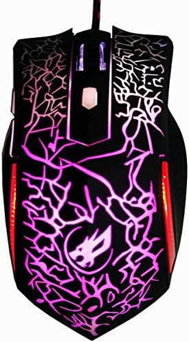 High Precision DPI Symmetrical Optical USB Wired Mouse with 6 Buttons Gaming Mouse ,Ergonomic Mice for Pro Gamer