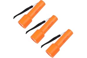 MODOAO Portable LED Diving Flashlight Torch IPX8 Waterproof 200M Range 10M Underwater Diving Fishing Camping Scuba Lante (3 Pack)