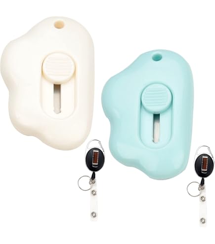 8 STK Mini Snijmesjes, Mini Box Cutter, Intrekbare Briefopener, Pakketopener, Draagbare Kartonsnijder, Universeel Mes voor Karton, Papier, Enveloppen en Verpakkingen (4 Kleuren 8 STK Mini Snijmesjes, Mini Box Cutter, Intrekbare Briefopener, Pakketopener, Draagbare Kartonsnijder, Universeel Mes voor Karton, Papier, Enveloppen en Verpakkingen (4 Kleuren