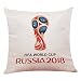 Produktbild Kissenbezüge,Traumzimmer Die Fifa - Weltmeisterschaft 2018 In Russland Home Decor Polster Auf Kissen Auf FußBall (A)
