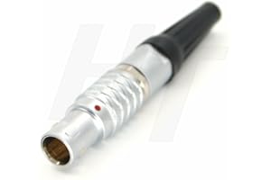 HangTon 0B FGG 7 Pin Male Connector Cable Plug for Trimble R12 R10 GPS Receiver Tilta Nucleus M Motor Follow Focus Data Power (7P, Plug)