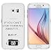 Produktbild Samsung Galaxy S6 Hülle von licaso® aus TPU schützt Dein S6 5,1" Can't Stop thinking about it - BUY it Fashion Design Muster Schutz-Hülle Cover Case transparent klare Schutzhülle galaxys6 Tasche Silikon Style (Samsung Galaxy S6, Can't Stop Thinking - Buy it)