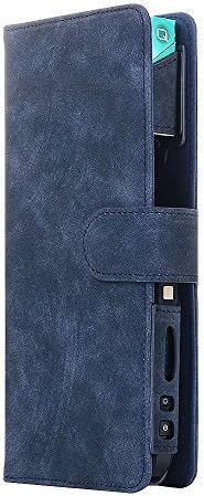 IQOS Case Pouch Bag Protective Holder Cover MR BALD iQOS Wallet Case Electronic Cigarette iQOS PU Leather Carrying Case Holder Cover (Blue)