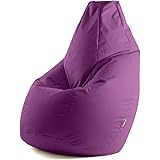 Avalon - Pouf Poltrona Sacco Grande L Jive, Puffo per Sedersi Ergonomico, Pouf a Sacco in Tessuto Antistrappo e Impermeabile,