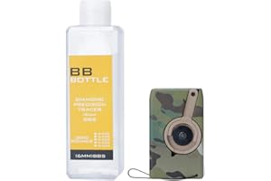 Huenco Caricatore rapido Airsoft M4 BB 3000 Rounds Manovella Bottiglia di stoccaggio Convertitore Speedloader Accessori Paintball