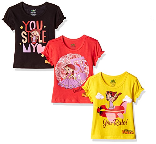 Chhota Bheem Girls T-Shirt (Pack of 3) RS.319 (60.00% Off) - Amazon