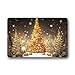 Produktbild ferfgrg Wonderful Golden Christmas Tree Art Doormat Rug Indoor/Outdoor/Front Door/Bathroom Mats£¬Bedroom Doormat (L23.6"X15.7"W)