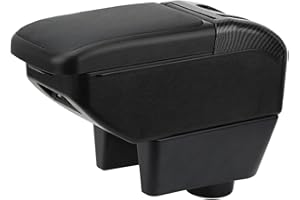 ‎YJYWZH YJYWZH Compatible with Seat Ibiza 6j Armlehnen Ibiza 4 IV 2008-2016 Armlehnen Schwarz Leder Armlehne Auto Mittelkonsole Aufbewahrungsbox Innenausstattung Nachrustteile