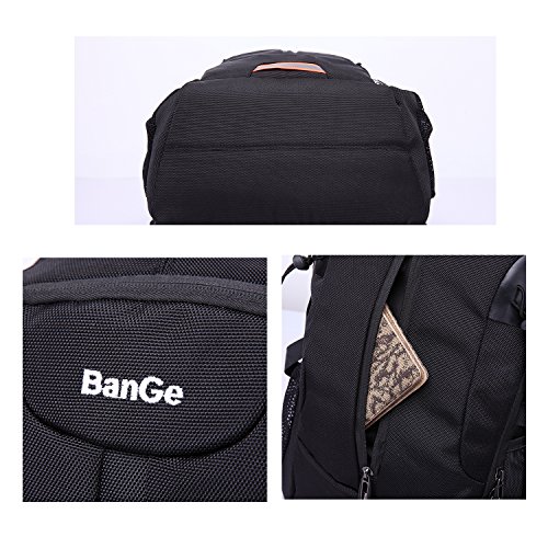 BanGe Wasserdicht Laptop Rucksack 17 Zoll Business Backpack Rucksäcke Multifunktionsrucksack Schwarz - 5
