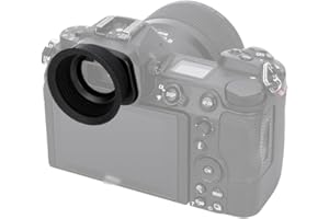 KIWIFOTOS Kamera Augenmuschel Okular für Nik. Z7II Z7 Z6III Z6II Z6 Z5 Z5II Sucher Weiche Silikon Augenmuschel Sucher Schutz Zubehör