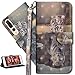 Produktbild HMTECH Huawei P20 Pro Hülle,Huawei P20 Pro Schutzhülle,Huawei P20 Pro Hülle Leder Flip Bookstyle Wallet Tasche Brieftasche Etui Case,Huawei P20 Pro Hülle Elegant Retro Luxus 3D Süßes Cat Tiger Muster Flip Cover Wallet Brieftasche Hardcase Taschen Schalen Handy Tasche im Bookstyle mit Standfunktion Karten Slot und Magnetverschluß Flip Case Hülle Ledercase Hülle Schutzhülle Cover für Huawei P20 Pro,Cat Tiger YX