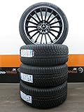 4 Aluminiumfelgen 4 Winterräder 18 Zoll passend für C-Klasse W205 S205 Winterreifen KESKIN KT15 HANKOOK TOP