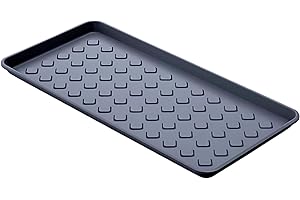 GARDENIX Półka na buty, ociekacz, na deszcz, jesień i zimę, 71,5 x 34,5 x 3 cm, mata do ociekania butów, tacka na rośliny, tworzywo sztuczne, rozwiązanie na brudne buty