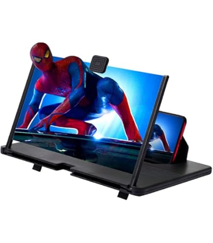 VGEBY Amplificateur D'écran Loupe D'écran Téléphone Loupe Agrandisseur Support De Haut-parleur