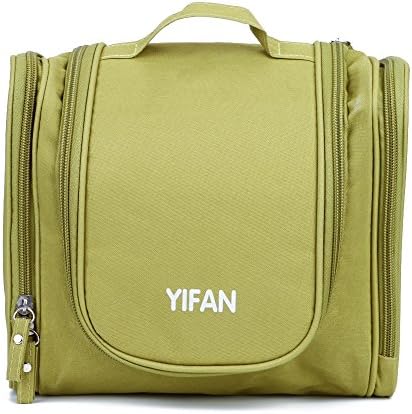 AcTopp Men Toiletry Bag Women Hanging Toiletry Bag Cosmetic Bag Set Travel Toiletry Bag Make Up Bag Waterproof （Green）
