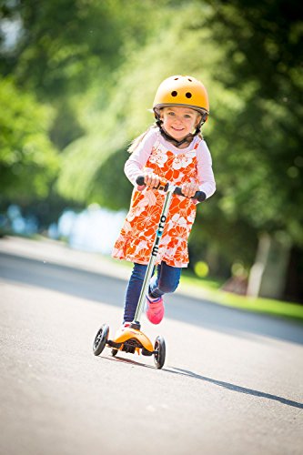 Mini Micro Kinderroller Sporty Kickboard in Neon Orange - 3