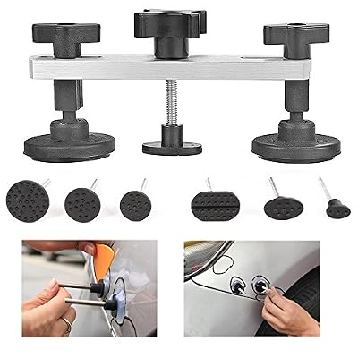 Mookis PDR Paintless Débosselage Réparation,Extracteur Pont Kit Debosselage Outillage Carrosserie Voiture Automobile Rayure Suppression Dent Reparation Auto et Réfrigérateur