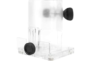 DUOKON Trimmer per la Lavorazione del Legno, Router Base Quadrata Base del Router Fix Router Trimmer Router Base Trasparente Base in Plastica Trasparente Accessorio Protettivo per(Più spesso)