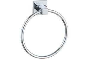BETADISTOR Wall Mounted Towel Holder Chrome - Stainless Steel Hand Towel Ring Bathroom Accessories 15-0102