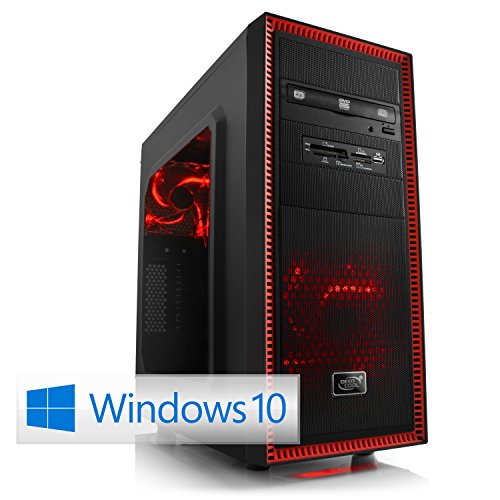 CSL Gaming PC Speed X4765 inkl. Windows 10 - Intel Core i7-4790 4x 3600MHz, 16GB RAM, 120GB SSD, 1000GB HDD, GeForce GTX 1050 Ti, DVD, USB 3.1
