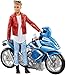 Produktbild Barbie Ken mit Motorrad Pink Passport FNY31 .