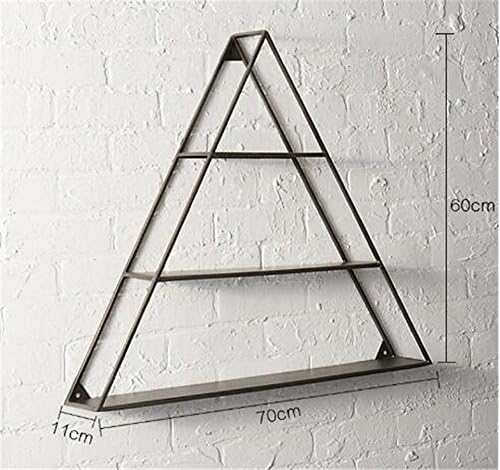 Black iron triangle / wall decorative racks / decorative home shelf / simple style , s