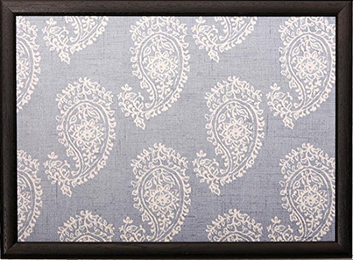 Andrew´s Knietablett Laptray mit Kissen Tablett Paisley Blau - 2
