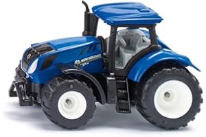 siku 1091, New Holland T7.315 Tractor, Metal,Plastic, Blue, Detachable cab and trailer hitch
