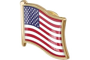 FROINY 1pc American Flag Pin Badge Metal Sapa Pin Brooch EE.UU. Estados Unidos De Bandera Pin De Solapa Accesorio De Novedad
