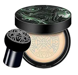 D.B.Z. 3 in 1 CC and BB Water Proof Foundation Concealer Cream with Air Cushion Mushroom II