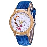 IG Invictus Damen Mode Casual Lederstrap Analog Quarz Runde Uhr T362 N Quarzuhr Blaue Quarz Uhr