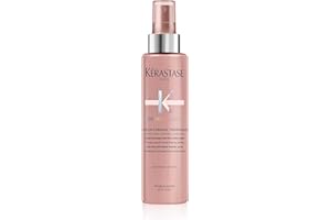 Kérastase, Chroma Absolu, Sérum Thermo-Protecteur, Hydratant & Anti-Frisottis, Sans Rinçage, Pour Cheveux Colorés Sensibilisés ou Abîmés, Sérum Chroma Thermique, 150 ml