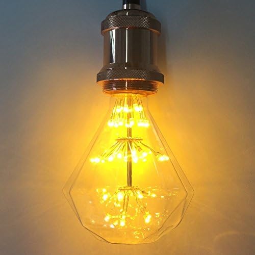 XinRong Vintage Style E27 3W 220V Edison Light Bulb Tree-Shape LED Light Beads Romantic Warm White Glow Best for Christmas Holiday Wedding Party Indoor Decorations