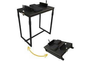 Titangrip Tavolo Armwrestling, pieghevole, ca. 30 kg ed estremamente stabile, ideale per sparring e allenamento, montaggio rapido senza attrezzi, ideale per club, professionisti e principianti