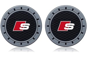 INTERTEST Anti-Dérapant Porte-Gobelet De Voiture Coaster,Support Gobelet Voiture Dessous De Verre Compatible Avec , Voiture Support Gobelet Accessoire