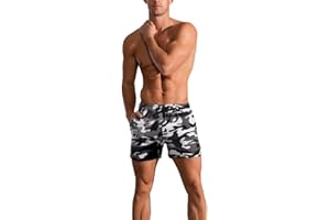 GYMAPE Hombres Culturismo Gimnasio Entrenamiento Pantalones Cortos Deportes Fitness 5 Entrepierna