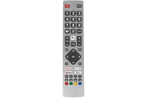AZWOK SHWRMC0134 Zamiennik pilota na podczerwień do Sharp Aquos TV 50BL4KA 40BI4KA 40BI5KA 50BL2IA 50BL2KA 50BL3KA 50BL5EA 50BL5KA 50BN2KA 50BN3KA 50BN4KA 50BN5KA 55BL2KA 55BL3EA 55BL3EA 55BLKA 35KA 5BL5KA