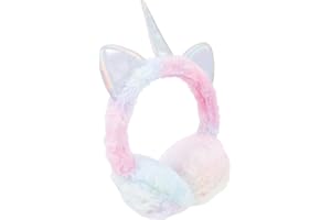 VANZACK Ohrenschützer für Mädchen Einhorn Plüsch Ohrenschützer Winter Kunstfell Ohrwärmer Cartoon Ohrenwärmer für Frauen Mädchen