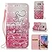 Samsung Galaxy S6 Hülle Wallet Case, Cozy Hut Bookstyle Handy hülle Premium PU-Leder Tasche Flip Case Brieftasche Etui Schutz Hülle für Samsung Galaxy S6 Ledertasche Tasche Handyhülle Schutzhülle Cover Etui Handycase Wallet Taljereep Folio Schutzhülle Kunstlederhülle Handy tasche Flip case mit Standfunktion und Kredit Kartenfächer - Schönes Meer