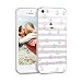 Produktbild HULI Design Case Hülle für Apple iPhone SE/5/5s Handy im rosa Anker Design - Handyhülle aus TPU Silikon - Schutzhülle klar im maritim Muster Kreuzfahrt Anchor - Transparent für Dein Smartphone