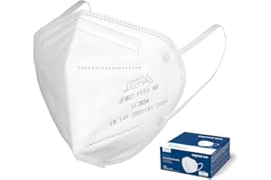 SIEGMUND CARE GMBH Siegmund 20x FFP2 Atemschutzmaske Weiß | Mund- und Nasenschutz nach FFP2-Norm | 20 Stück hygienisch einzelverpackt