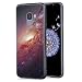 Produktbild Girlyard Glas Hülle für Galaxy S9 Plus, 3D Schön Bunt Sternenhimmel Muster Hart PC Panzerglas Zurück Schutzhülle mit Weiche TPU Silikon Rahmen Design Handyhülle Anti-Rutsch Kratzfest für Samsung Galaxy S9 Plus - Rosa