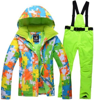 LEIT YFF Snowboarding Suit Male and Female Lovers, The Single Board, Double Board, Waterproof Warm,color2,XL