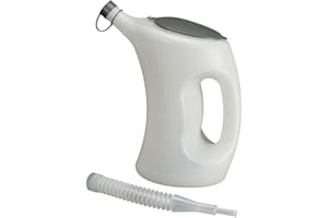 CARPOINT Pressol 0656240 Messbecher mit Deckel-FLA-PE, 5 l-weiß-transparent-0656240