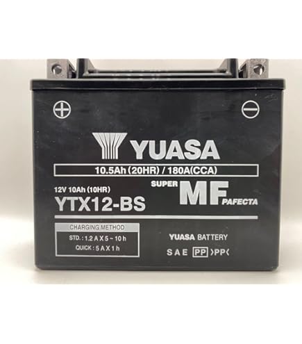 MR MotoRally Motosiklet Aküsü Ytx12-Bs 12 Volt 12 Amper (150 mm - 86 mm - 131 mm