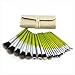 VALUE MAKERS 23pcs Makeup Brush Set - Bamboo Makeup Brushes - Professional Make Up Brushes - Makeup Brushes Kit - Make Up Brush Set - Face Powder, eyeliner, Foundation, Blusher, Concealer, Lip Make Up Brushes + Make Up Brushes Pouch